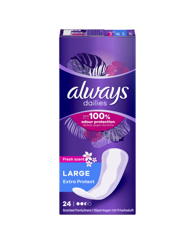 ALWAYS DAILIES EXTRA PROTECT ΣΕΡΒΙΕΤΑΚΙΑ LARGE 24τμχ