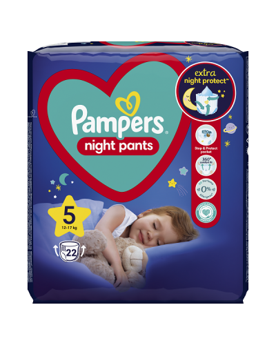 PAMPERS NIGHT PANTS No 5 (12kg-17kg) 22ΤΜΧ