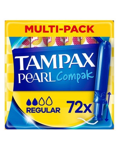 TAMPAX COMPAK PEARL REGULAR 72ΤΜΧ