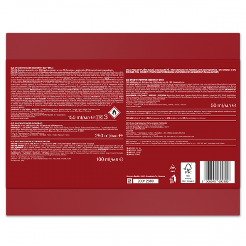 OLD SPICE CARD BOX WHITE WATER DEODORANT STICK 50ML & DEODORANT BODY SPRAY 150ML & SHOWER GEL 250ML & AFTERSHAVE 100ML & ΤΡΑΠΟΥΛΑ OLD SPICE OLD SPICE CARD BOX WHITE WATER DEODORANT STICK 50ML & DEODORANT BODY SPRAY 150ML & SHOWER GEL 250ML & AFTERSHAVE 100ML & ΤΡΑΠΟΥΛΑ OLD SPICE