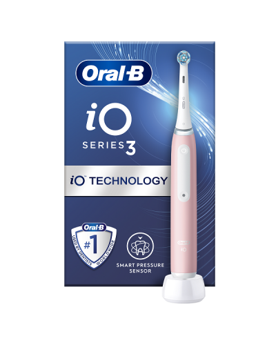 ORAL-B iO SERIES 3 MAGNETIC PINK ΗΛΕΚΤΡΙΚΗ ΟΔΟΝΤΟΒΟΥΡΤΣΑ ΡΟΖ