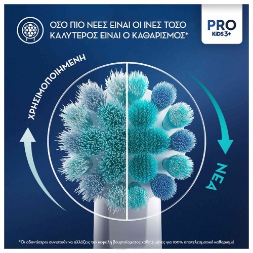 ORAL-B KIDS VITALITY PRO FROZEN ΠΑΙΔΙΚΗ ΗΛΕΚΤΡΙΚΗ ΟΔΟΝΤΟΒΟΥΡΤΣΑ & ΘΗΚΗ ΤΑΞΙΔΙΟΥ 1ΤΜΧ