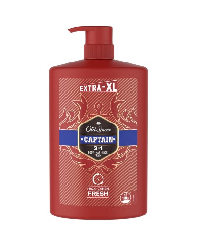 OLD SPICE CAPTAIN SHOWER GEL & SHAMPOO 2 IN 1 1LT