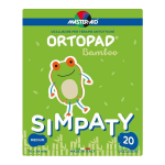 MASTER AID ORTOPAD BAMBOO SIMPATY ΠΑΙΔΙΚΑ ΟΦΘΑΛΜΙΚΑ ΑΥΤΟΚΟΛΛΗΤΑ MEDIUM 7.6 x 5.4cm (2-4 ετών) 20τμχ