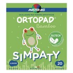 MASTER AID ORTOPAD BAMBOO SIMPATY ΠΑΙΔΙΚΑ ΟΦΘΑΛΜΙΚΑ ΑΥΤΟΚΟΛΛΗΤΑ JUNIOR 6.7 x 5cm (έως 2 ετών) 20τμχ