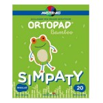 MASTER AID ORTOPAD BAMBOO SIMPATY ΠΑΙΔΙΚΑ ΟΦΘΑΛΜΙΚΑ ΑΥΤΟΚΟΛΛΗΤΑ REGULAR 8.5 x 5.9cm (4+ ετών) 20τμχ