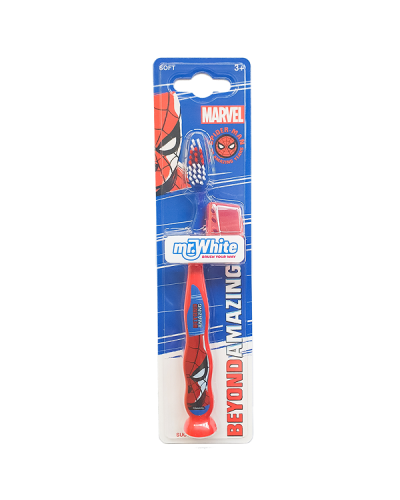 MR. WHITE SPIDER-MAN TOOTHBRUSH WITH TRAVEL CAP 1τμχ