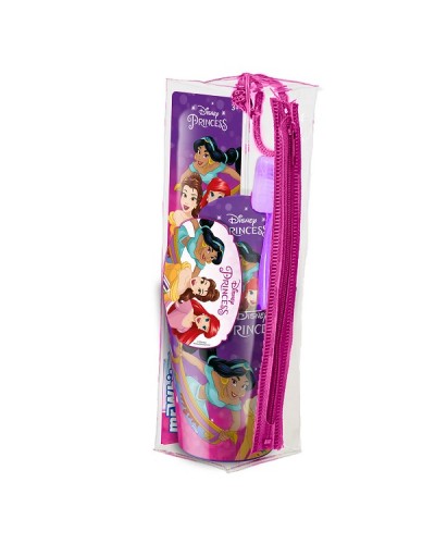 MR. WHITE DISNEY PRINCESS POUCE SET TOOTHBRUSH 1τμχ & TOOTHPASTE 75ml & BEAKER