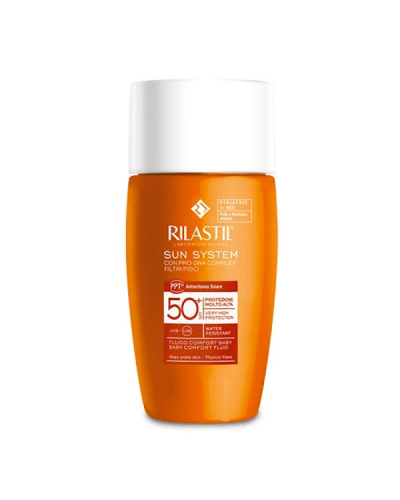 RILASTIL SUN SYSTEM PEDRIATIC PPT BABY COMFORT FLUID SPF 50+ 50ML