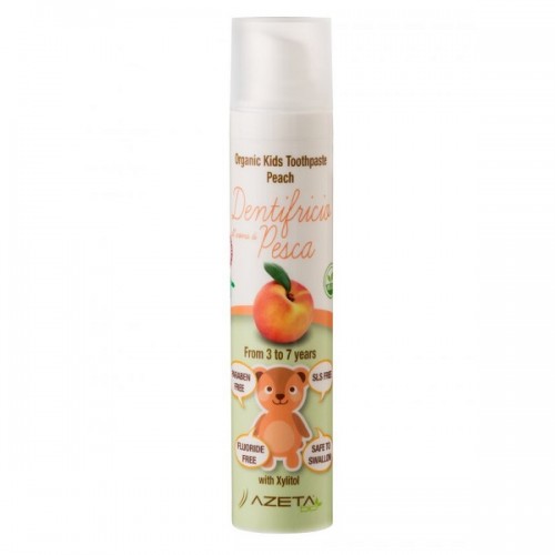 AZETA BIO ORGANIC KIDS TOOTHPASTE PEACH 3-7 YEARS 50ml