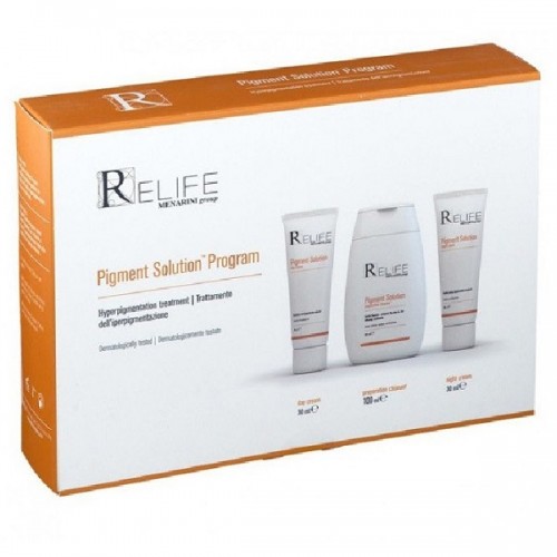 RELIFE PIGMENT SOLUTION PROGRAM KIT PIGMENT DAY CREAM 30ml & PIGMENT CLEANSER 100ml & PIGMENT NIGHT CREAM 30ml