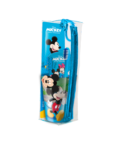 MR. WHITE MICKEY POUCE SET TOOTHBRUSH 1τμχ & TOOTHPASTE 75ml & BEAKER