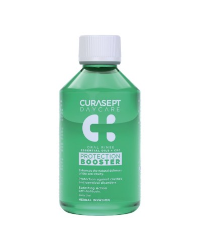 CURASEPT DAYCARE PROTECTION BOOSTER MOUTHWASH HERBAL INVASION 500ML