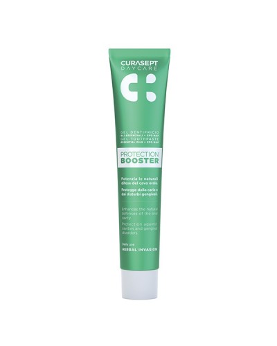 CURASEPT DAYCARE PROTECTION BOOSTER GEL TOOTHPASTE HERBAL INVASION 75ML