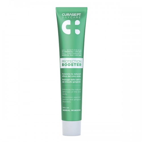CURASEPT DAYCARE PROTECTION BOOSTER GEL TOOTHPASTE HERBAL INVASION 75ML