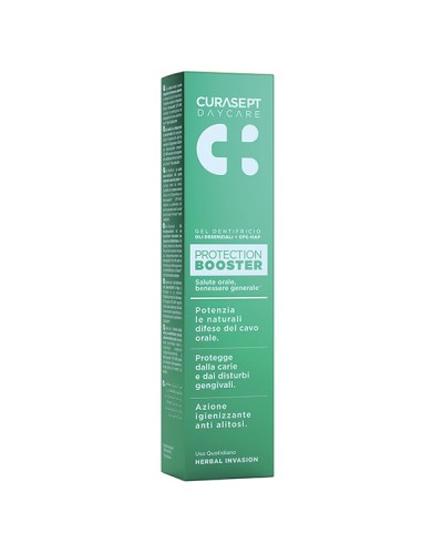 CURASEPT DAYCARE PROTECTION BOOSTER GEL TOOTHPASTE HERBAL INVASION 75ML