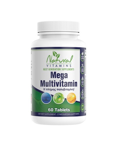 NATURAL VITAMINS MEGA MULTIVITAMIN 60TABS