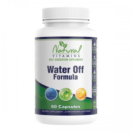 NATURAL VITAMINS WATER OFF FORMULA 60CAPS