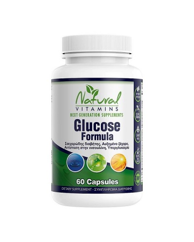 NATURAL VITAMINS GLUCOSE FORMULA 60CAPS