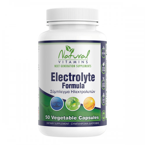 NATURAL VITAMINS ELECTROLYTE FORMULA 50CAPS