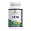 NATURAL VITAMINS VITAMIN D3 5000IU + K2 125ΜG 100 CHEWABLE TABS