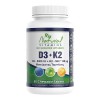 NATURAL VITAMINS VITAMIN D3 5000IU + K2 125ΜG 60 CHEWABLE TABS