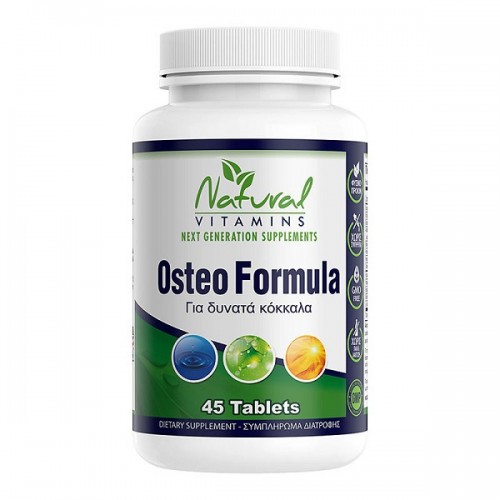 NATURAL VITAMINS OSTEO FORMULA 45CAPS