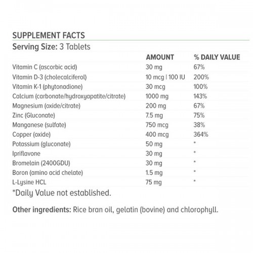 NATURAL VITAMINS OSTEO FORMULA 45CAPS