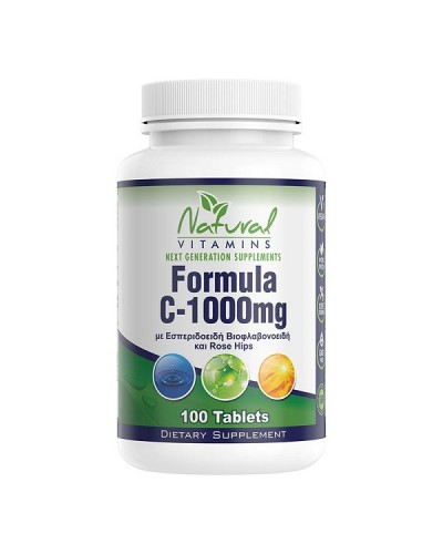 NATURAL VITAMINS FORMULA C 1000MG 50TABS