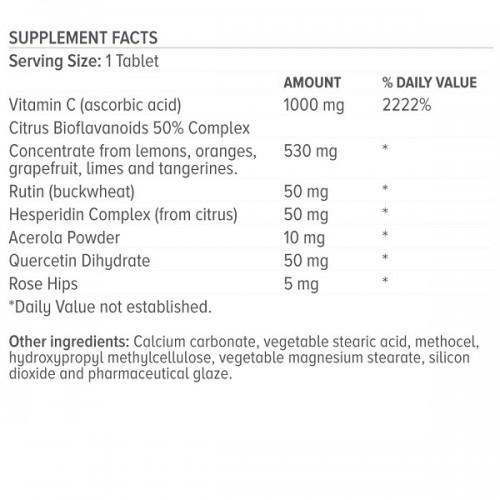 NATURAL VITAMINS FORMULA C 1000MG 50TABS