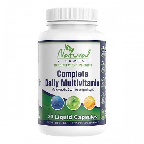 NATURAL VITAMINS COMPLETE DAILY MULTIVITAMIN 30 LIQUID CAPS