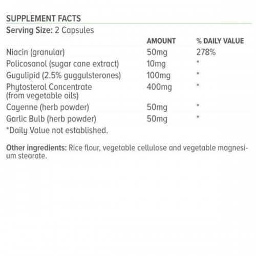 NATURAL VITAMINS CHOLESTEROL FORMULA 60CAPS