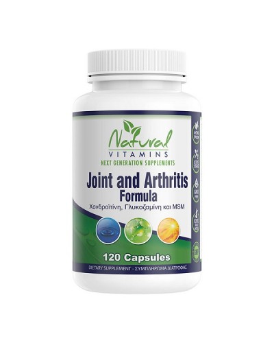 NATURAL VITAMINS JOINT AND ARTHRITIS FORMULA 120CAPS