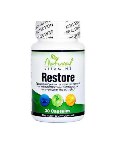 NATURAL VITAMINS RESTORE ΠΡΟΒΙΟΤΙΚΑ 30CAPS