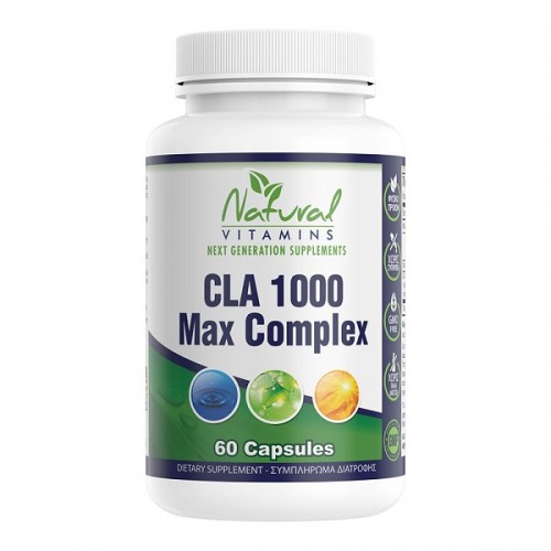 NATURAL VITAMINS CLA 1000 MAX COMPLEX 60CAPS