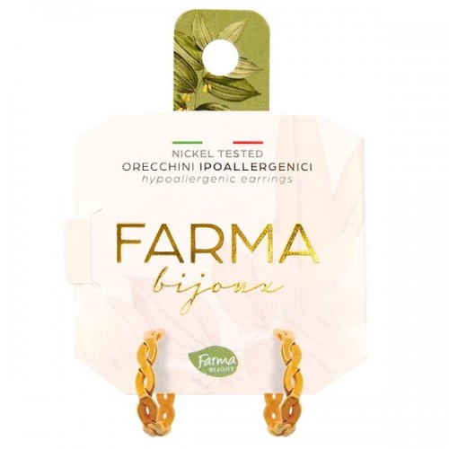 FARMA BIJOUX ΥΠΟΑΛΛΕΡΓΙΚΑ ΣΚΟΥΛΑΡΙΚΙΑ ΚΡΙΚΟΙ ΕΠΙΧΡΥΣΩΜΕΝΟΙ ΠΛΕΚΤΟΙ 13,0MM 