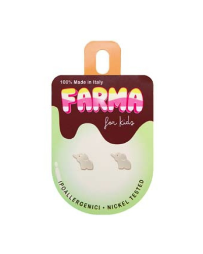 FARMA BIJOUX KIDS ΥΠΟΑΛΛΕΡΓΙΚΑ ΣΚΟΥΛΑΡΙΚΙΑ ΕΛΕΦΑΝΤΑΚΙΑ ΑΣΗΜΙ 8MM