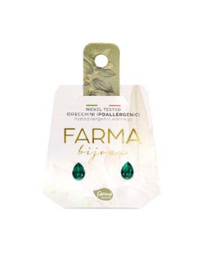 FARMA BIJOUX ΥΠΟΑΛΛΕΡΓΙΚΑ ΣΚΟΥΛΑΡΙΚΙΑ ΣΤΑΓΟΝΕΣ ΣΜΑΡΑΓΔΙ 6MM