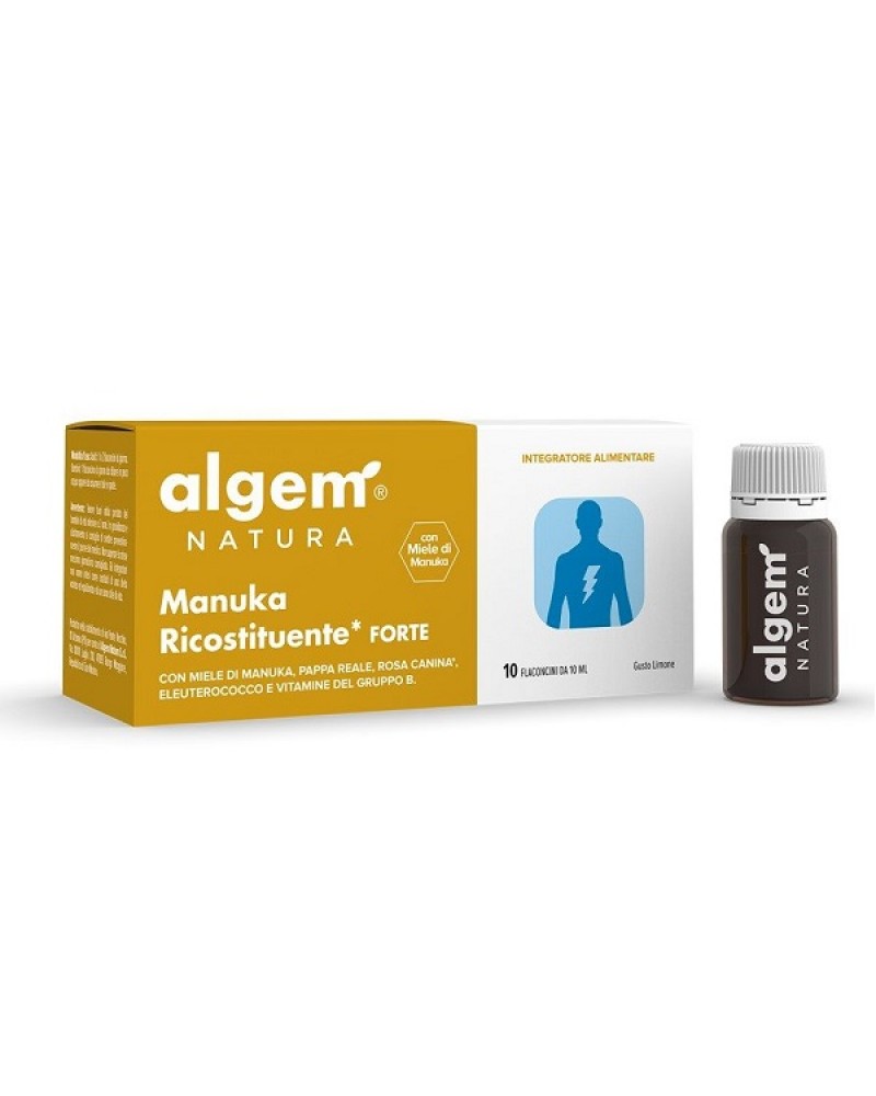 ALGEM MANUKA RECOSTITUENTE FORTE (TONIC) 10VIALS X 10ML ALGEM MANUKA RECOSTITUENTE FORTE (TONIC) 10VIALS X 10ML