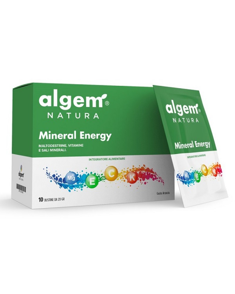 ALGEM MINERAL ENERGY 10SACHETS X 20GR ALGEM MINERAL ENERGY 10SACHETS X 20GR