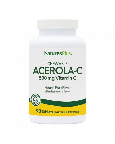 NATURES PLUS ACEROLA-C COMPLEX 500MG 90 CHEWABLE TABS