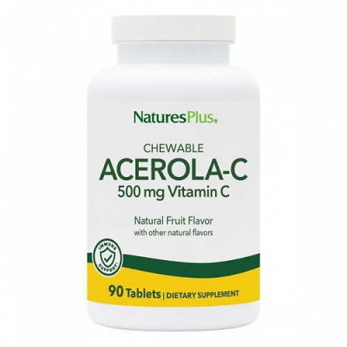 NATURES PLUS ACEROLA-C COMPLEX 500MG 90 CHEWABLE TABS