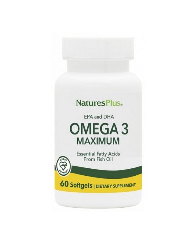 NATURES PLUS OMEGA 3 MAXIMUM 60 SOFTGELS