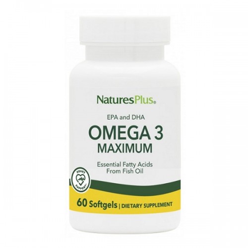 NATURES PLUS OMEGA 3 MAXIMUM 60 SOFTGELS