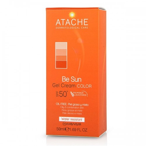 ATACHE BE SUN GEL-CREAM COLOR 50SPF 50ML