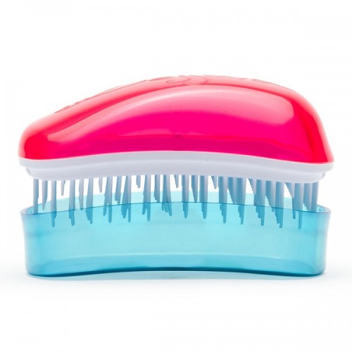 DESSATA MINI HAIR BRUSH FUCHSIA-TURQUOISE ΒΟΥΡΤΣΑ ΜΑΛΛΙΩΝ 1ΤΜΧ