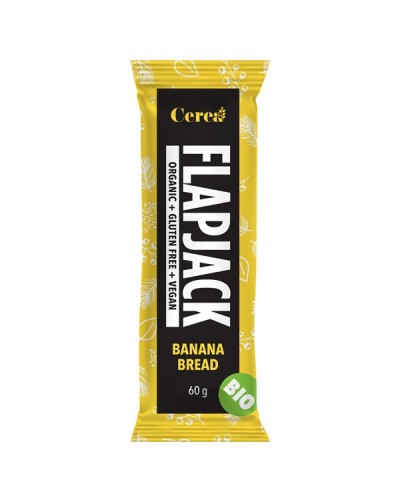 CEREA ΜΠΑΡΑ FLAPJACK BANANA BREAD ΧΩΡΙΣ ΓΛΟΥΤΕΝΗ BIO 60GR