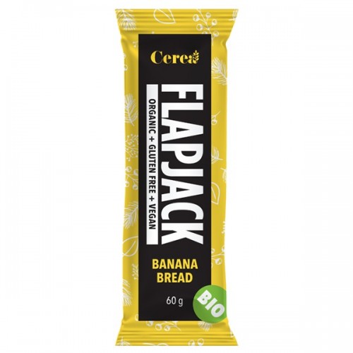 CEREA ΜΠΑΡΑ FLAPJACK BANANA BREAD ΧΩΡΙΣ ΓΛΟΥΤΕΝΗ BIO 60GR