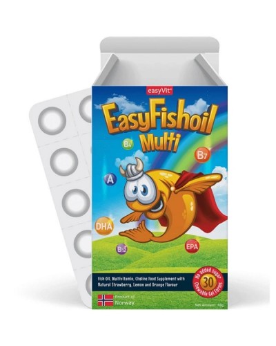 EASYVIT EASYFISHOIL MULTI 30 ΜΑΣΩΜΕΝΑ ΖΕΛΕΔΑΚΙΑ