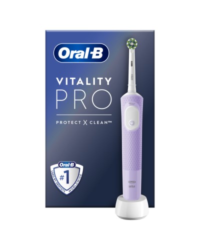 ORAL-B VITALITY PRO LILAC BOX ΜΩΒ ΗΛΕΚΤΡΙΚΗ ΟΔΟΝΤΟΒΟΥΡΤΣΑ 